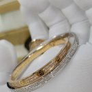 Love bracelet Medium Model Paved 18K gold