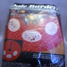 Cross Stitch Christmas tree skirt kit from Burdett (1986) - Partially Stitched - Geese all around