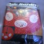 Cross Stitch Christmas tree skirt kit from Burdett (1986) - Partially Stitched - Geese all around