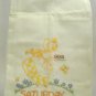 Seven Hand Embroidered Tea Towels/Dish Towels (one for each day of the week) - Gay Colonial Miss