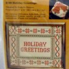 Counted Cross Stitch kit from The Creative Circle (1979 Printed in USA ) - 2160 Holiday Greetings