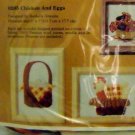 Vintage 1979 Creative Circle Crewel Embroidery Kit # 205 Chicken & Eggs