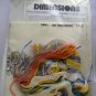 Crewel Embroidery Kit from Dimensions, Inc.  (Made in USA 1984) - Blue Ribbon Wreath