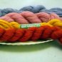 3 ply yarn - lot of 4 skeins assorted colors
