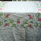 Vintage Medium Size Finished Cross Stitch Tablecloth