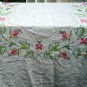 Vintage Medium Size Finished Cross Stitch Tablecloth