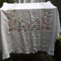 Vintage Medium Size Finished Cross Stitch Tablecloth