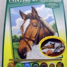Unpainted Painting by Numbers Kit from Reeves (2001)  - Horses Head  PPNJ11