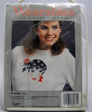 Wearables to Cross Stitch Kit from Golden Bee Stitchery Inc. - Flapper 60264