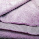 2 yds lavender Stretch velour fabric with crosswise stretch