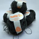 Natte Fin creation Georges Picaud paris yarn 1-3/4 oz (50 g) skein - Lot of 4  color smoke 38 1