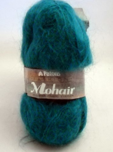 Patons Fashion Mohair 76% mohair, 15% wool, 9% nylon -  clr 2871 Jade ( lot 22)