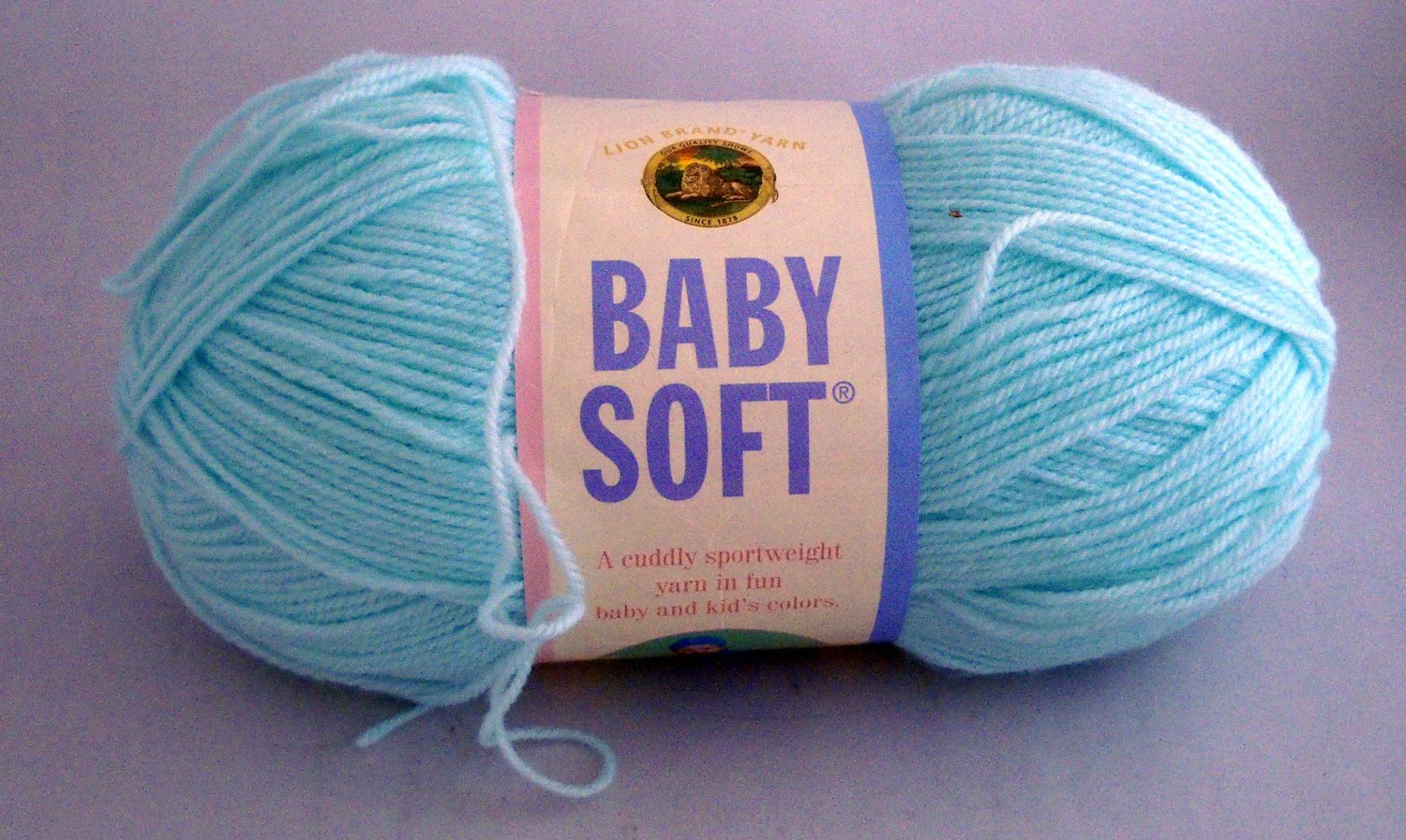 Lion Brand Baby Soft Yarn 459 yd (420 meters) per 5 oz skein 1 skein