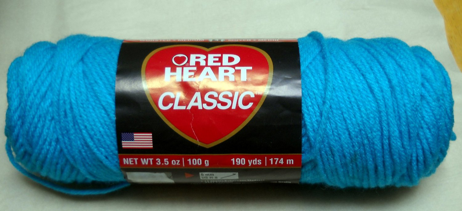 Red Heart Classic Yarn From Coats & Clark 3.5 Oz (100 G) Skein - Color 