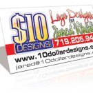 1000 Business Cards Full Color Double Sided 14pt UV