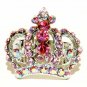 Pink Crown Swarovski Crystal Ring