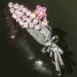 Pink Flower Bouquet Swarovski Crystal Brooch