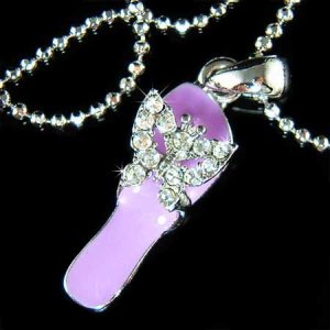 Beach Wedding Sandal Swarovski Crystal Butterfly Necklace