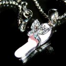 Beach Wedding Sandal Swarovski Crystal Butterfly Necklace