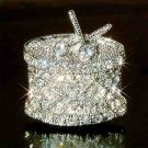 Swarovski Crystal Drum Brooch