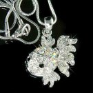 Aquarium Clear Goldfish Swarovski Crystal Necklace