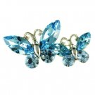 Something Blue Butterfly Friends Swarovski Crystal Brooch