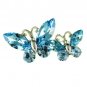 Something Blue Butterfly Friends Swarovski Crystal Brooch