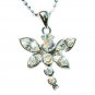 Bridal Wedding Swarovski Crystal Cute Dragonfly Pendant Necklace