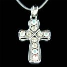 Holy Cross Swarovski Crystal Jesus Christ God Religious Necklace