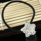 Swarovski Crystal Puffed Twinkle Star Ponytail Holder Hair Band