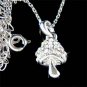 Swarovski Crystal Wild Magic Mushroom Necklace for Smurfs Fan