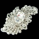 3" Huge Big Swarovski Crystal Bridal Brooch for Wedding Dress