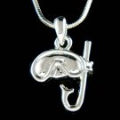 Snorkel Mask Snorkeling Scuba Diving Jewelry Pendant Necklace