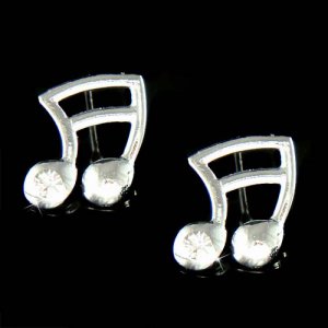 Swarovski Crystal Semiquaver 16th Music Note Musical Earrings