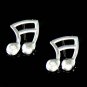 Swarovski Crystal Semiquaver 16th Music Note Musical Earrings