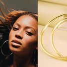 3 1/2" (90mm) Huge Celebrity Gold-Plated Hoop Earrings