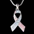 Swarovski Crystal Pregnancy and Infant Loss SIDS Ribbon Necklace