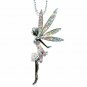 Pastel Tinkerbell Fairy Swarovski Crystal Necklace