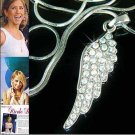 Hollywood Fairy Angel Wings Swarovski Crystal Pendant Necklace