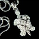 Swarovski Crystal Sea Turtle Tortoise Wildlife Lover Necklace