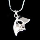 Phantom of the Opera Masquerade Mask Pendant Unisex Necklace