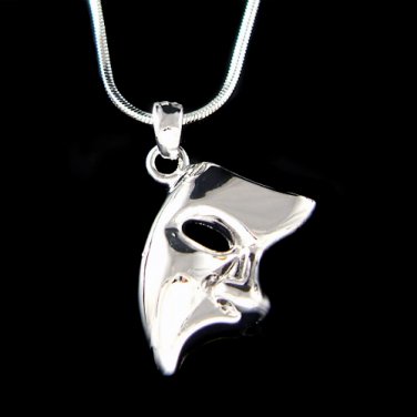 Phantom of the Opera Masquerade Mask Pendant Unisex Necklace