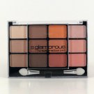 Glamorous Cosmetics 12 Color Eyeshadow Makeup - Montenegro