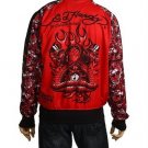NEW ED HARDY MEN TIGER SKULL SNAKES SWORD JACKET SZ XXL