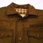 HOLLISTER MILITARY OLIVE NYLON DOWN JACKET CARLSBAD M