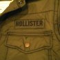 HOLLISTER MILITARY OLIVE NYLON DOWN JACKET CARLSBAD M