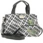 NEW AUTHENTIC ED HARDY EDEN BLACK/ WHITE BAG PURSE TOTE
