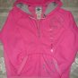 VICTORIA SECRET PINK BLING HEART PEACE HOODIE JACKET S