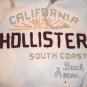 HOLLISTER MEN SWEATSHIRT HOODIE OFF-WHITE FLEECE NEW L