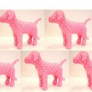 5 X VICTORIA SECRET PINK POLKA DOT MINI DOG NEW